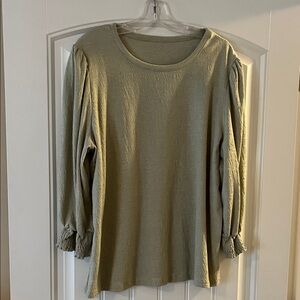 Women's Olive Green Top XL
